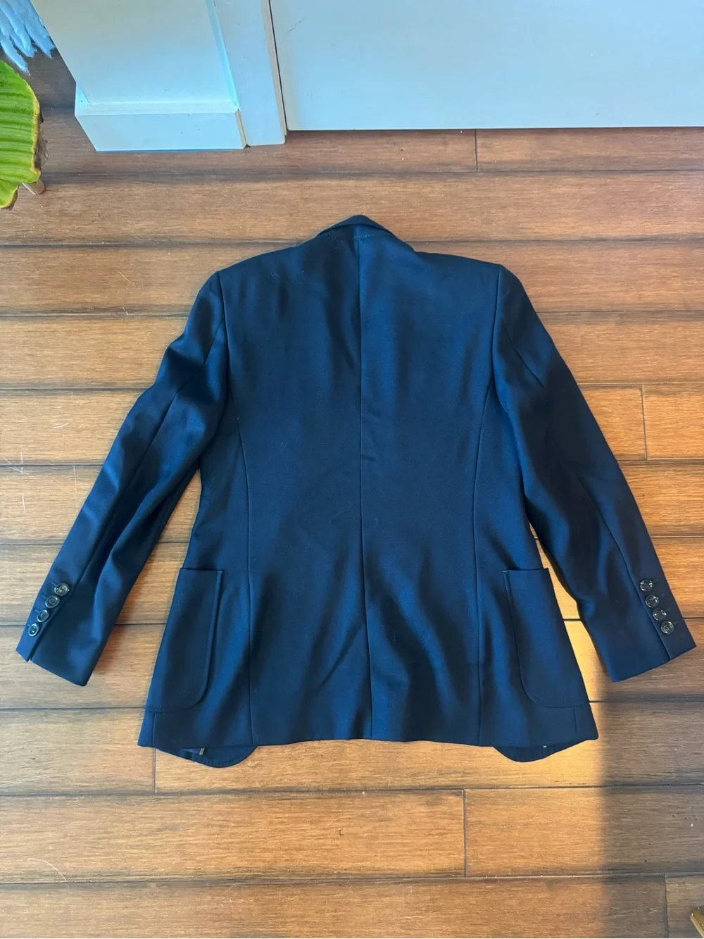 Gucci Men's Dark Blue Two-Button Blazer